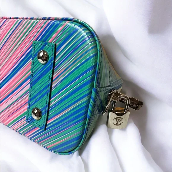 🔥 LOUIS VUITTON TROPICAL ALMA BB W/ CROSSBODY STRAP 🔥 - Picture 7 of 10